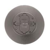 Hubbell PT2X2SFGY Two-Piece 2x2 Flush Painted Aluminum Flange Service Fitting